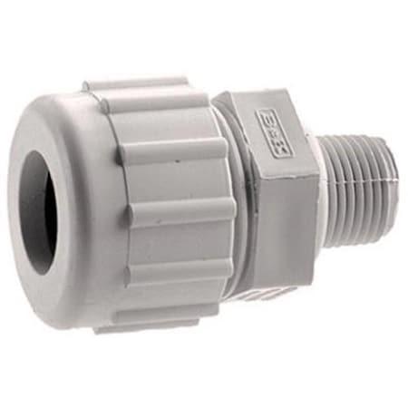 Homewerks Homewerks 511-46-12-12B 0.5 in. PVC Compression Male Pipe Thread Adapter 430900